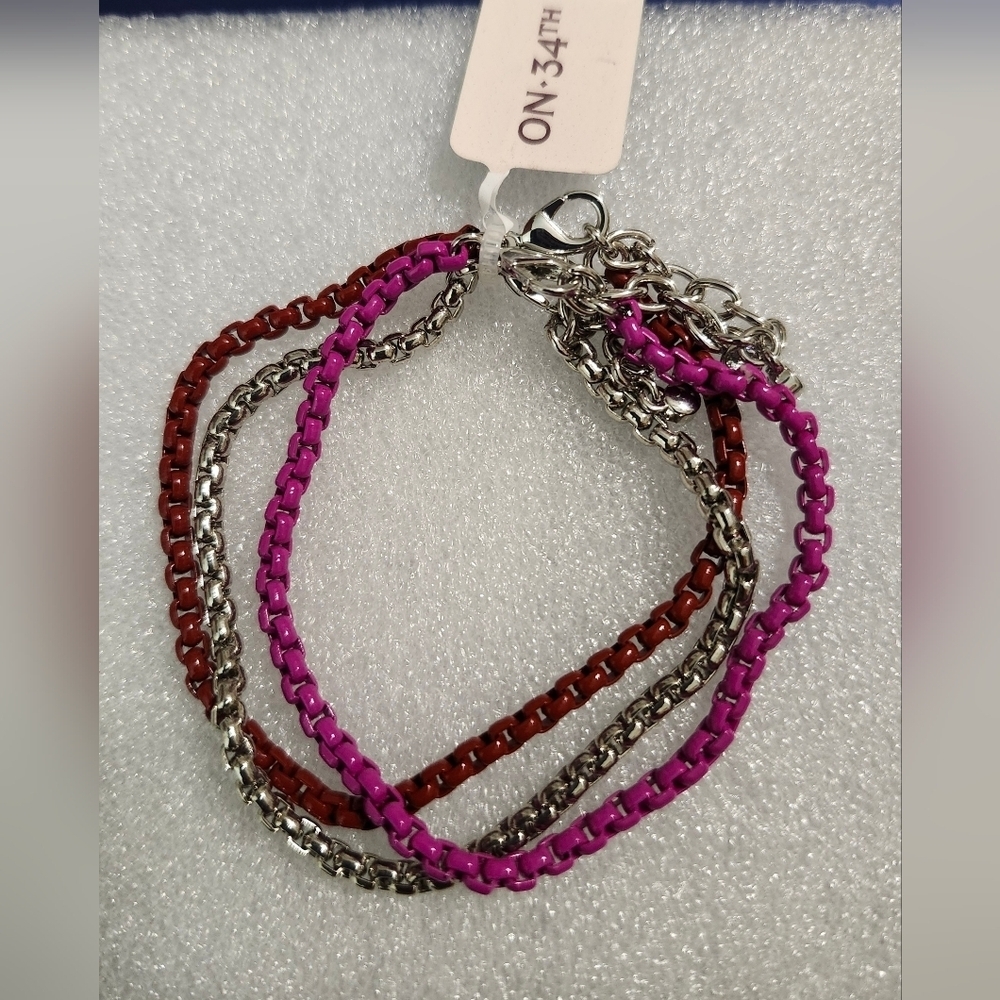 On 34th Three Adjustable Bracelet